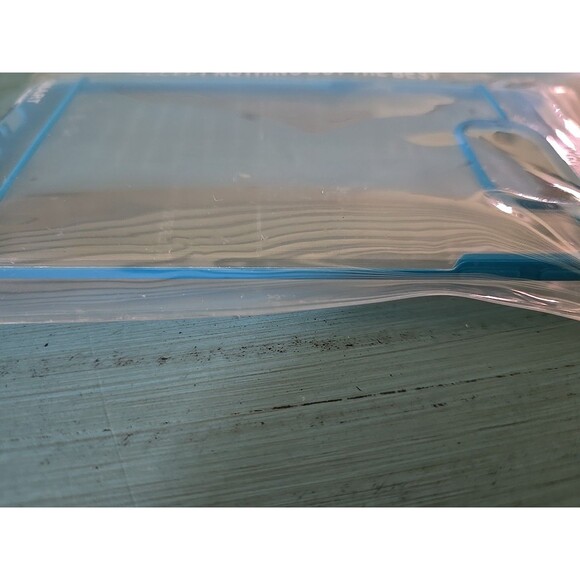 Protective Cover For Samsung Galaxy S6 Edge - Clear Blue Rim New Sealed - Picture 6 of 6